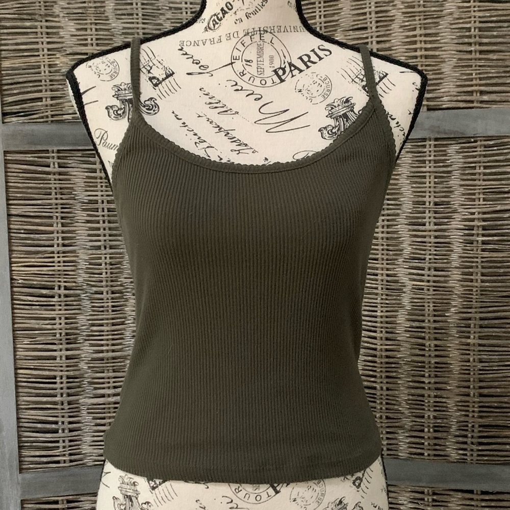 Dark Green Tank Top
